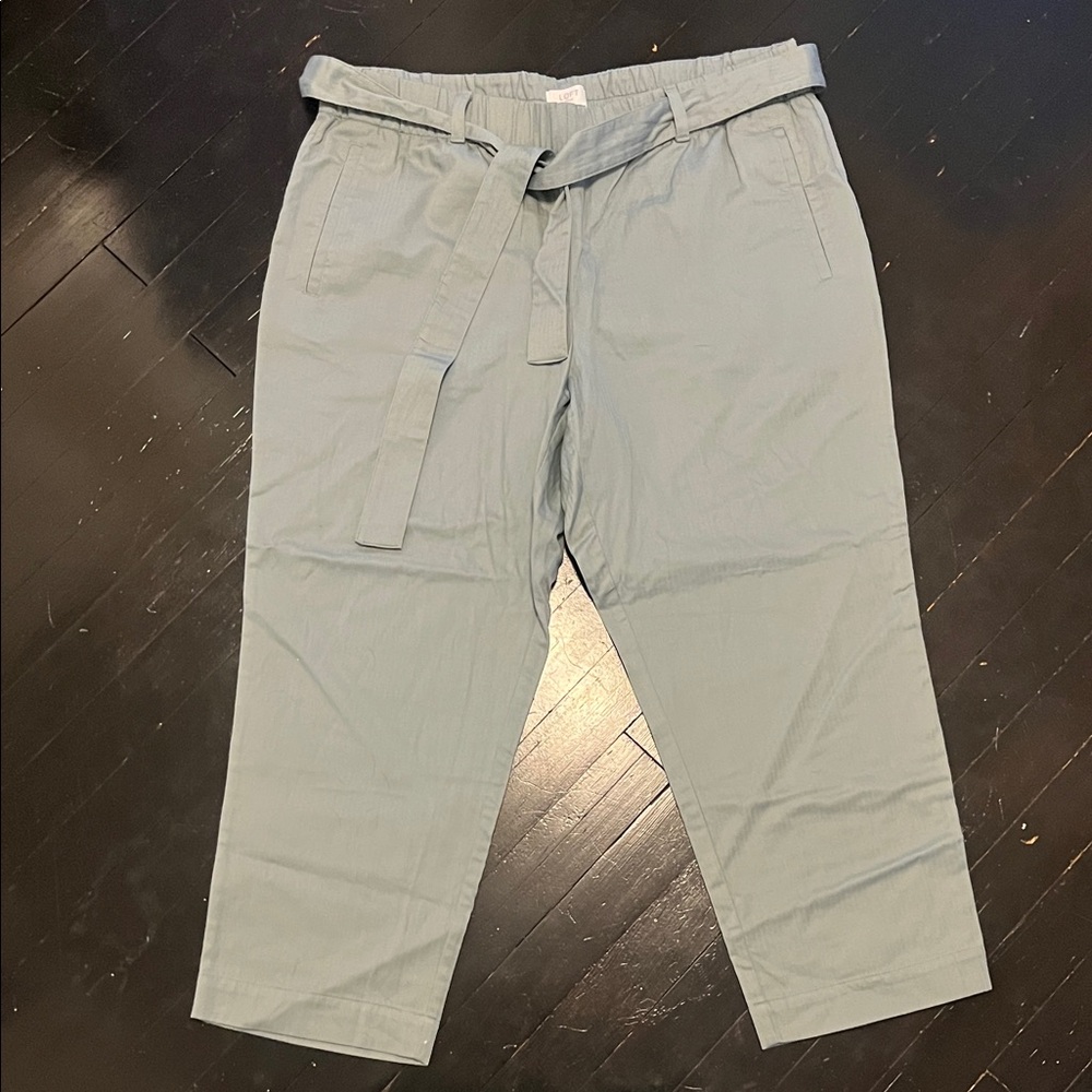 Women’s Sage Green Tie Waist Pants